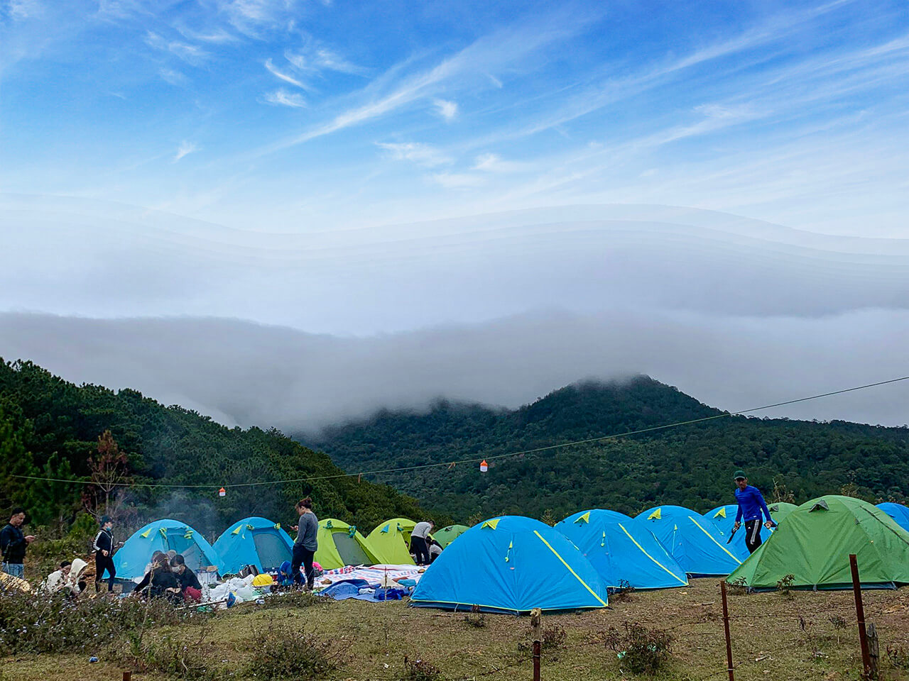 Trekking-Langbiang-camping